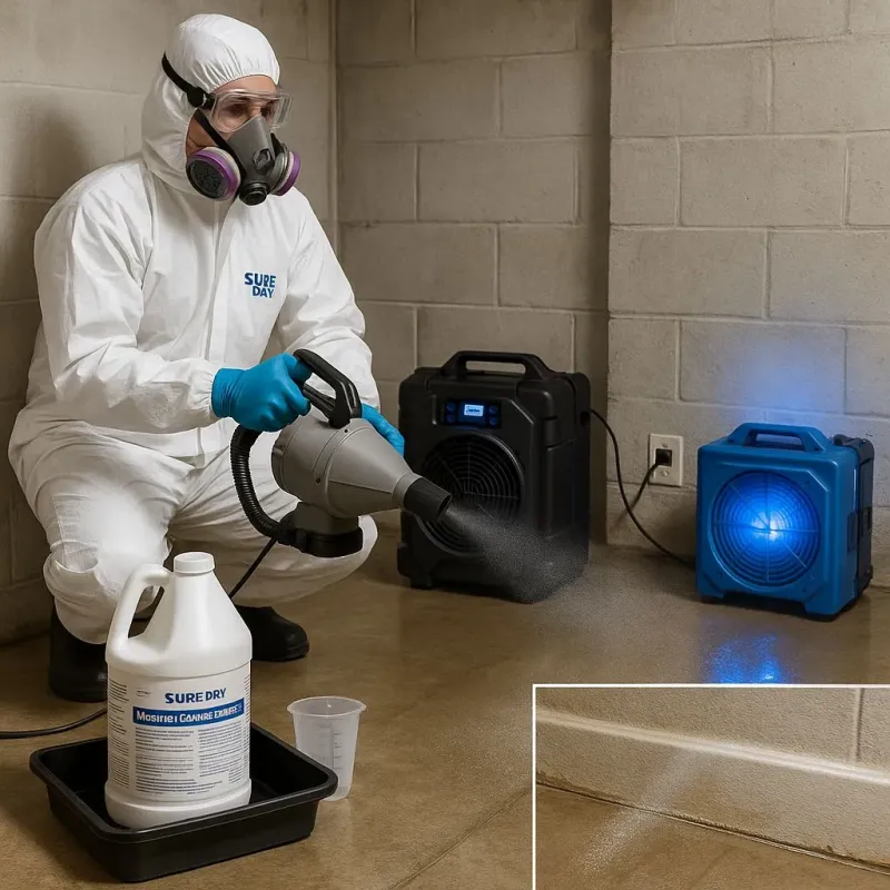 Sanitization and Odor Removal process in Meraux, LA
